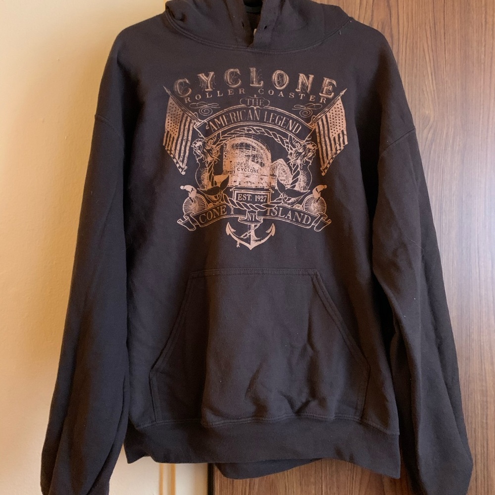 Two Coney Island hoodies